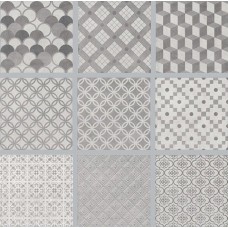 Плитка напольная 20,1х20,1 Карнаби-стрит орнамент серый